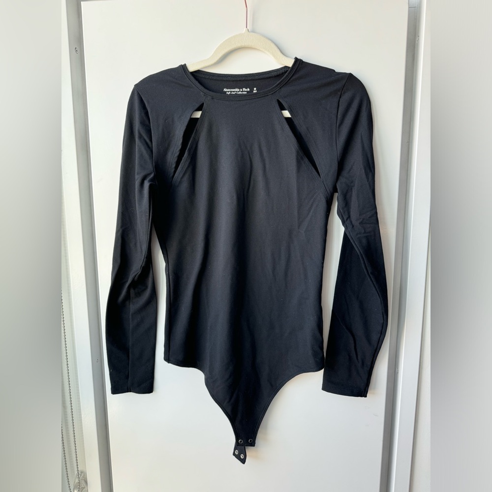 Abercrombie Long Sleeve Cutout Bodysuit